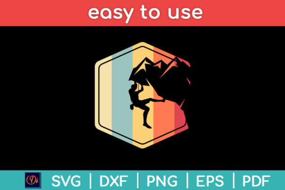 Aweome Rock Climbing Retro Svg Review