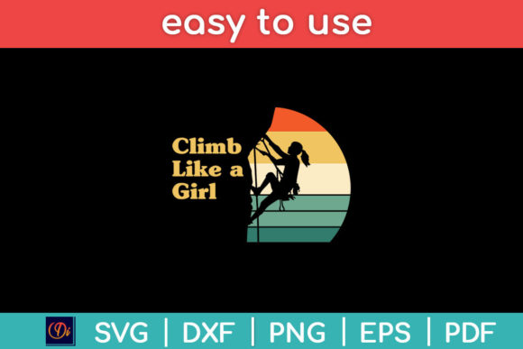 Climb Like a Girl Distressed Retro Svg Review