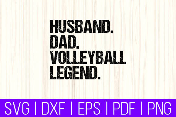 Husband Dad Volleyball Legend Retro Review