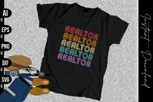 Real Estate Agent - Realtor Retro: A Designer's Stitch Test