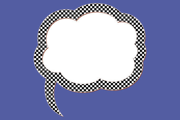 Reviewing Speech Bubble EPS SVG Retro Frame Check for Embroidery