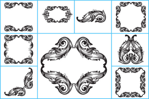Vintage Baroque Monogram Retro Svg Review